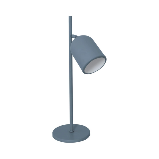 Luminaria de Mesa Anny Redonda E27 Borda Azul New Attena