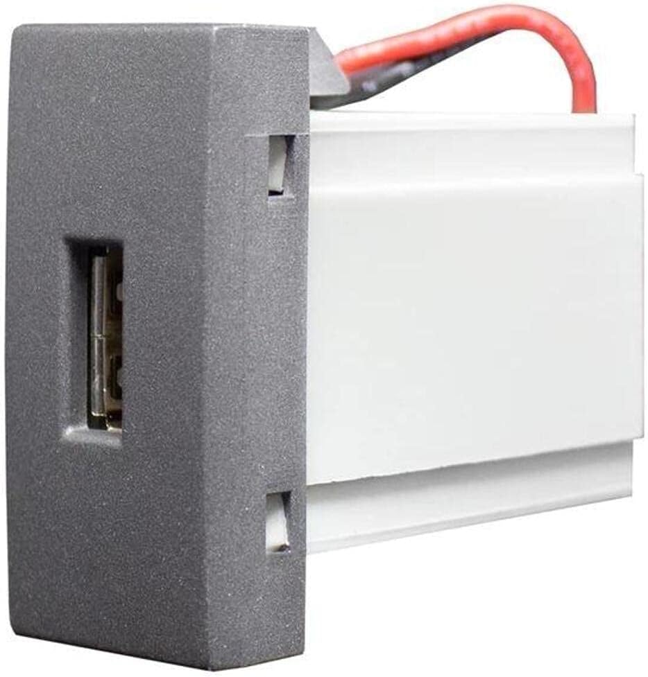 Módulo Tomada USB 2A Bivolt InovaPro Grafite - Alumbra