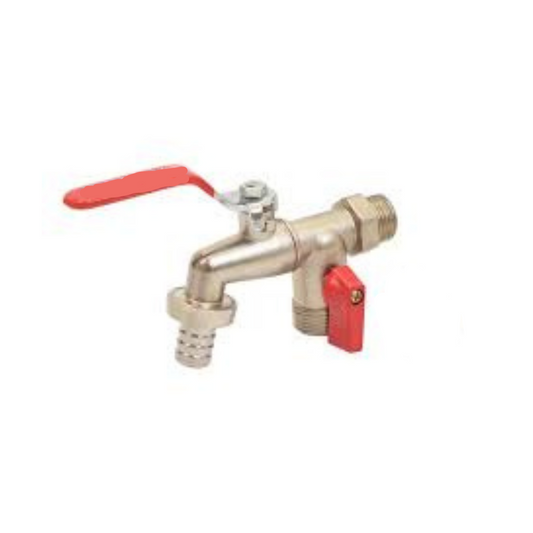 Torneira Esfera P/Maquina de Lavar 1/2"x 1/2"x 3/4" -Impacto