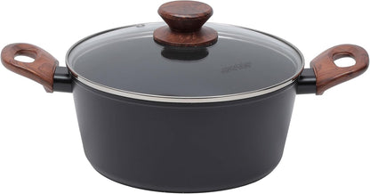 Jogo de Panelas 10 Peças Indução Cerâmica Black Style Cook