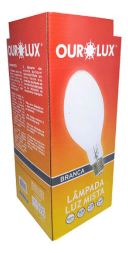 Lâmpada Luz Mista 500W/220V E-40 Ovoide - Ourolux