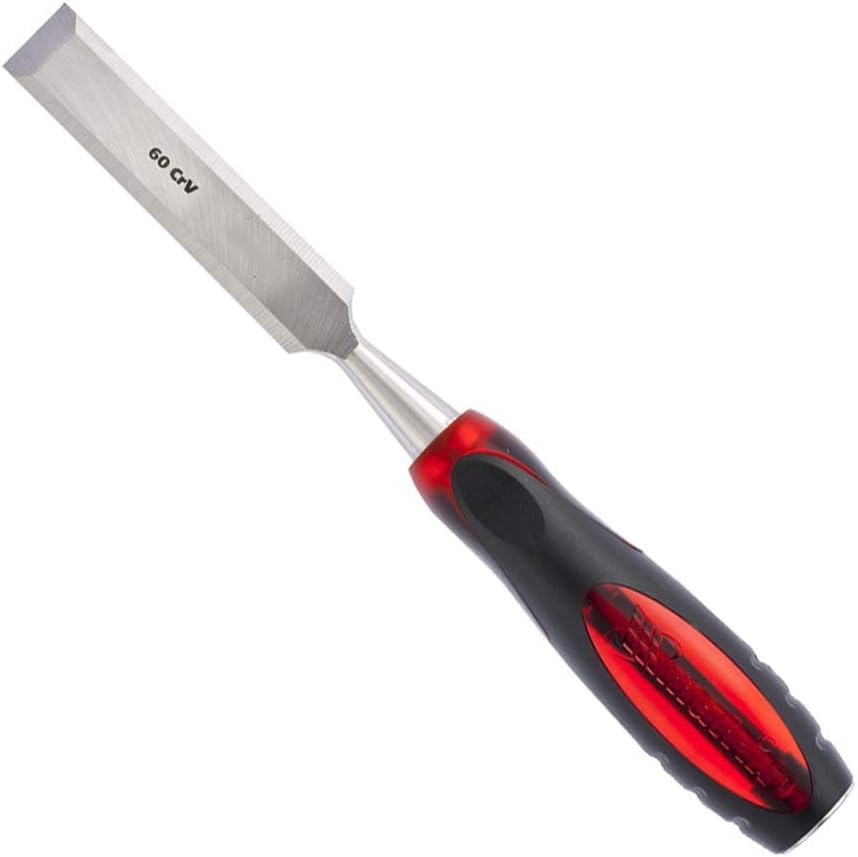 Formão Olho De Tigre Chanfrado (1.1/32" Polegadas) 26mm, Cabo Dupla Injeção - MTX