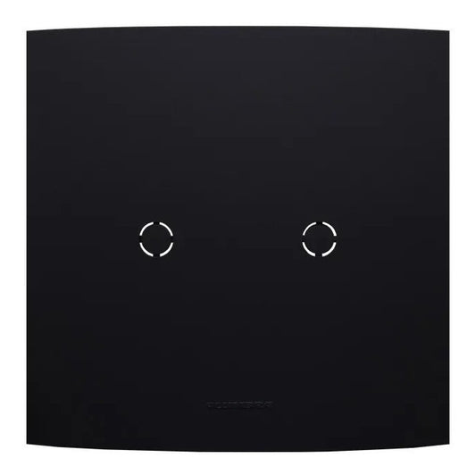 Placa Cega 4x4 Saida Fio C/Suporte InovaPro Preto - Alumbra