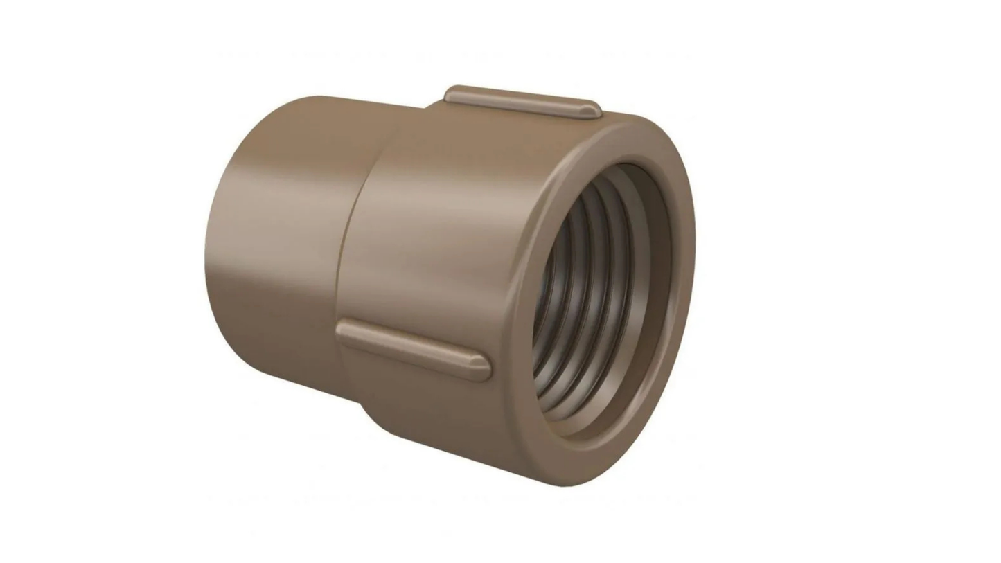 Kit c/10 Luva Roscavel Soldável  20mm x 1/2" - Fortlev