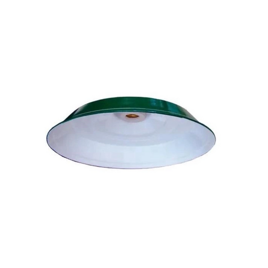 Luminária Bedd Alumínio 12 Verde/Branco Olivo - (Somente Prato)