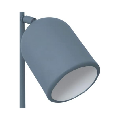 Luminaria de Mesa Anny Redonda E27 Borda Azul New Attena