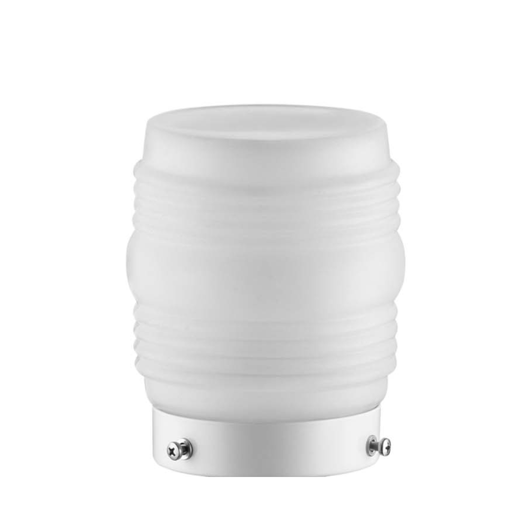 Balizador Aluminio com Pera 30cm PVC 10 Branco Click Injet