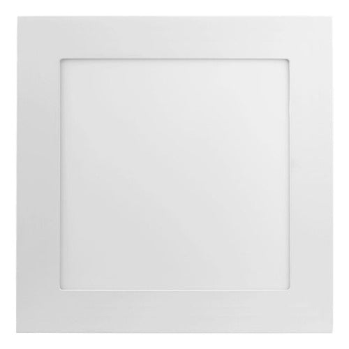 Plafon Led Embutir 6W 5700K Quadrado 12cm Save Energy
