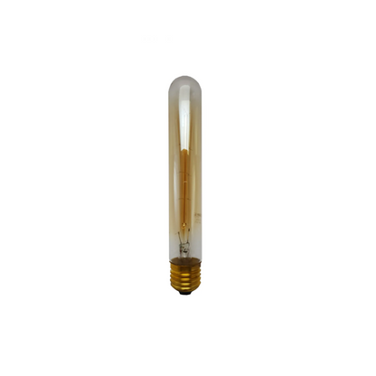 Lâmpada filamento de carbono tubo retrô vintage ST30 40W 2400K Âmbar E-27 127V