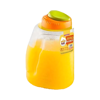 Garrafa retangular de plástico 1,75L SANREMO