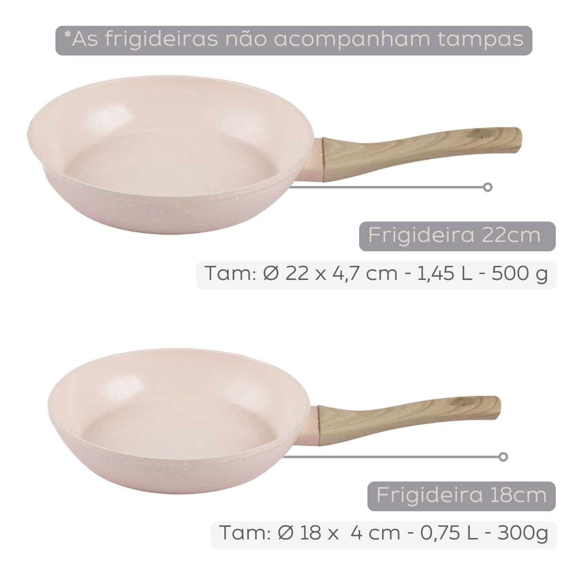 Jogo de Panelas 10 Peças Indução Cerâmica Quartz Style Cook