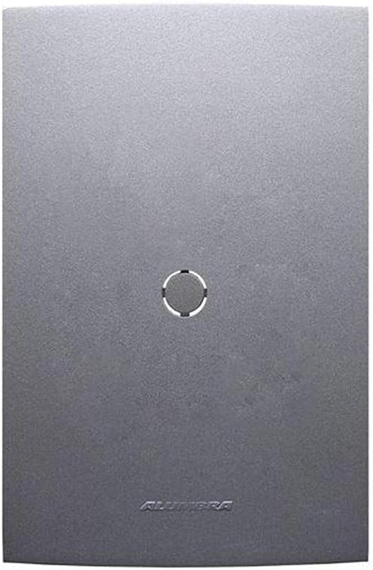 Placa 4 x 2 Cega/Saída De Fio Com Suporte InovaPro Grafite - Alumbra