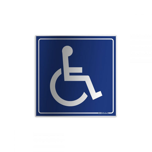 Placa AL Banheiro Cadeirante 5x25 DECORE