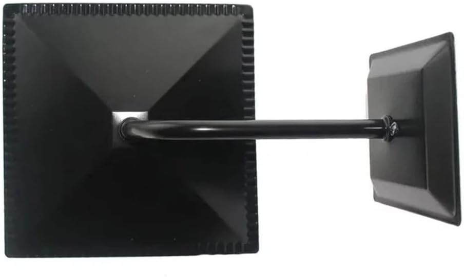 Arandela Colonial Aço Fosfotizado L-4-B Preta - Ideal Iluminação