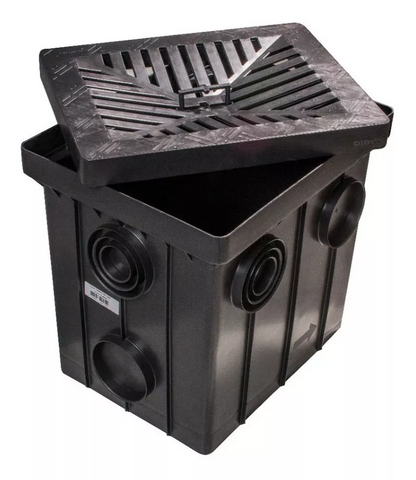 Caixa Pluvial 270X270X250 Preta 365 Mallton