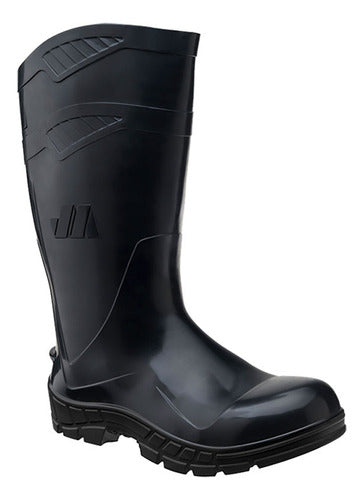 Bota Galocha Cano Alta Preta Marluvas 100AWORK Preta