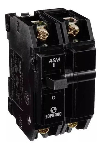 Disjuntor Nema Asm2-b Bipolar 15a - Soprano