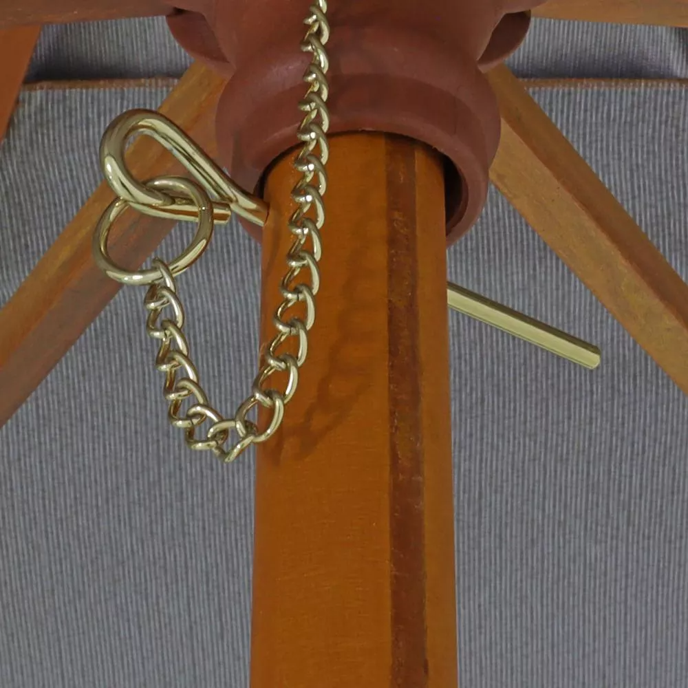 Ombrellone Madeira Cobertura Pvc Maniv 2,70m Bege Bel Lazer