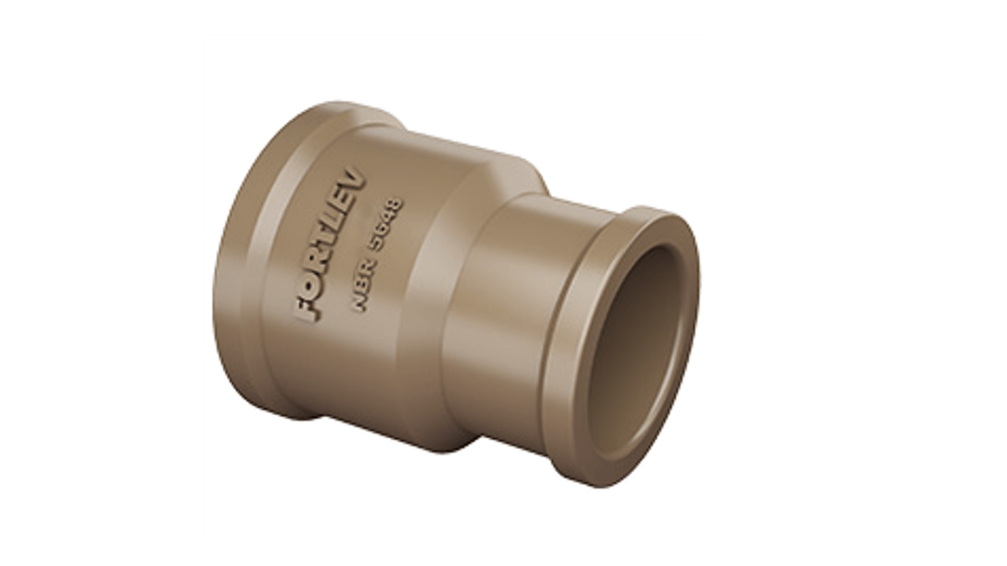 Kit 10 Luva de Redução Soldável 25mm x 20mm - Fortlev