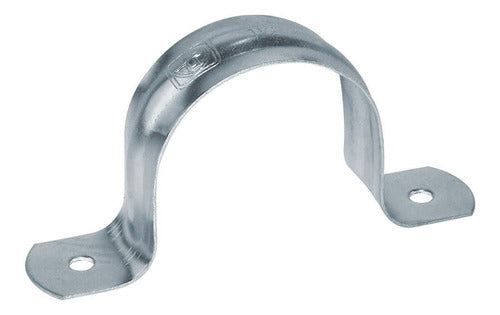 Abraçadeira Tipo U Omega 3/4" Bege