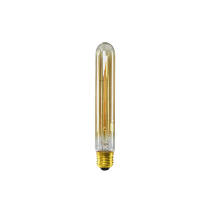 Lâmpada filamento de carbono tubo retrô vintage ST30 40W 2400K Âmbar E-27 127V