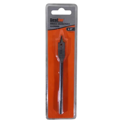 Broca Chata Para Madeira 1/2" - Bestfer