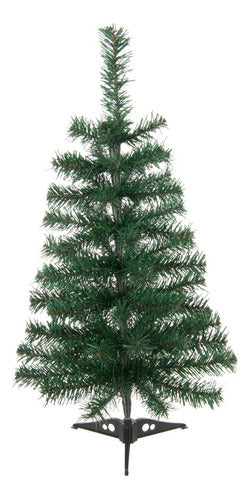 Árvore de Natal 60cm com Base Plástica Verde Florarte