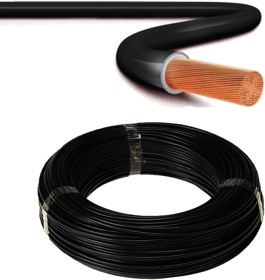 Cabo Flexível 4,0mm Preto Rolo 17 mts 750V - Condumig