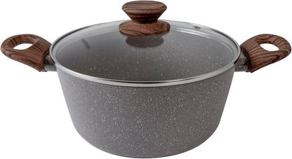 Jogo de Panelas 10 Peças Indução Cerâmica Grafito Style Cook