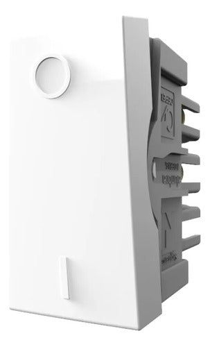 Módulo Interruptor Simples Bipolar 10A/250V Branco ModuloPro - Alumbra