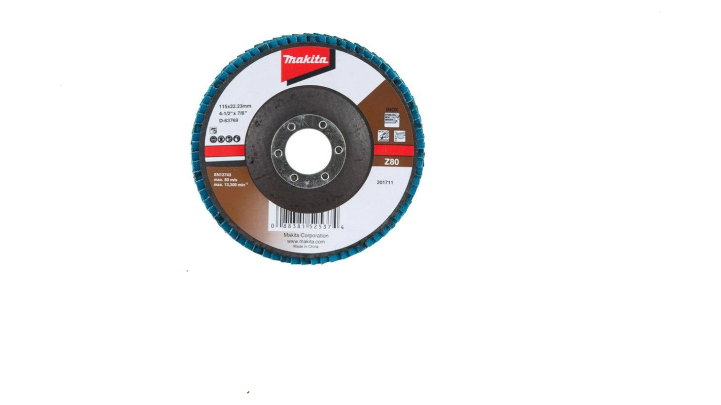 Disco Flap 115mm Grão Z80 D-63769 - Makita