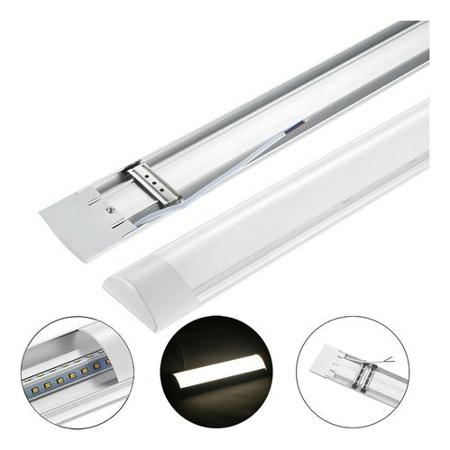 Luminária Slim 40W - 6K (Luz Branco Frio) - Vluz