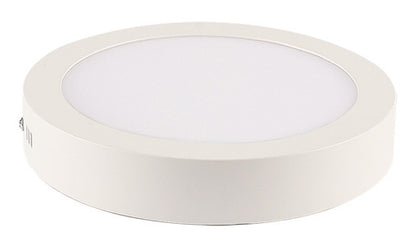 Plafon Led Sobrepor Redondo 12w Blumenau 3000k Luz Amarela