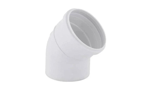 Joelho 45° de Esgoto Dn 150 - Fortlev