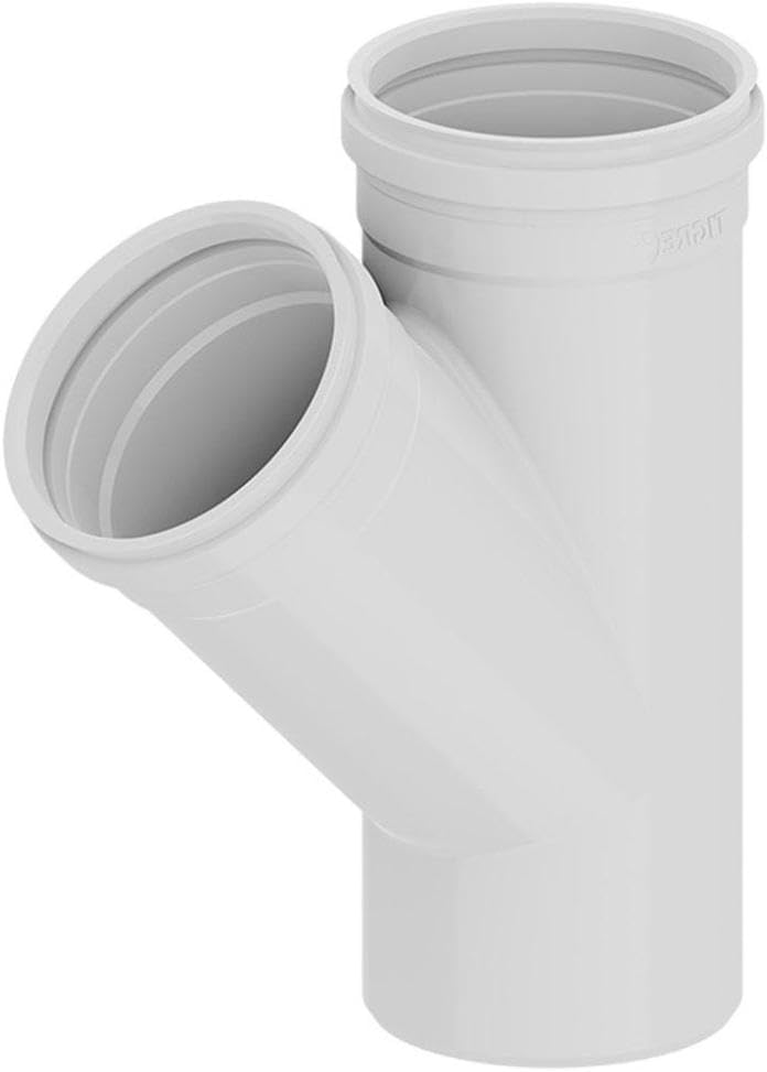 Junção Simples De Esgoto 75 x 75mm Branca - Tigre