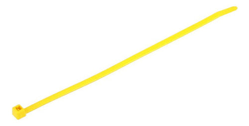 Abraçadeira de Nylon Amarela 2.5mm X 100mm Bestfer 20 Peças