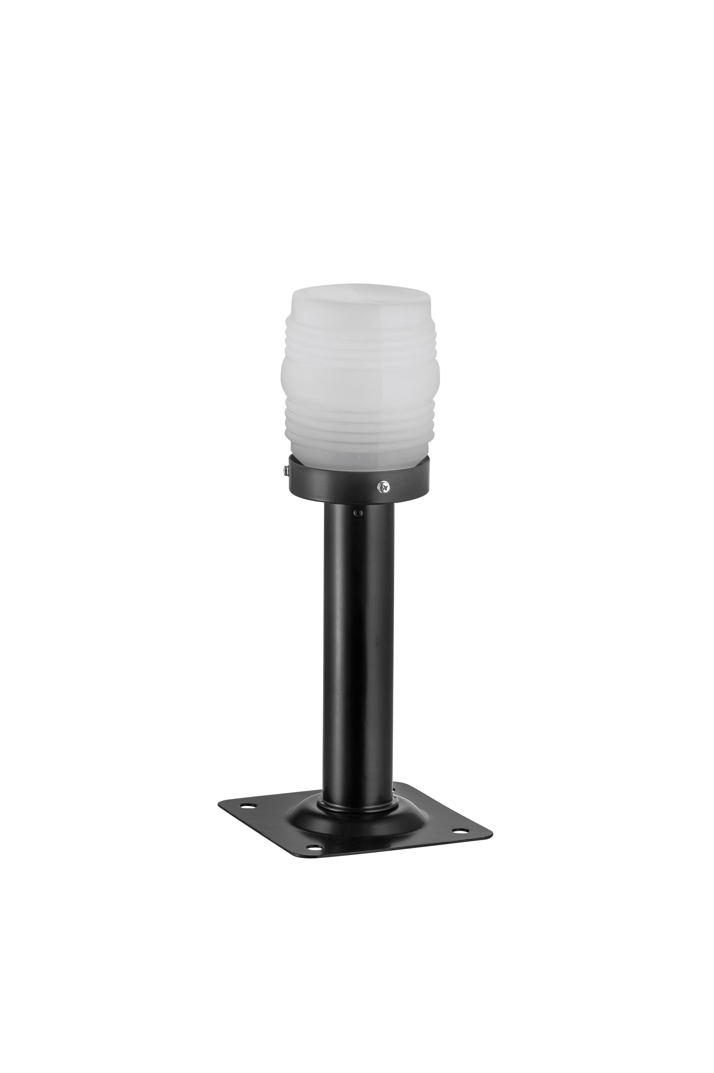Balizador Aluminio com Pera 30cm PVC 10 Preto Click Injet
