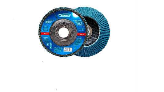 Disco Flap Zircônio Grão 120 115mm x 22mm - Gross
