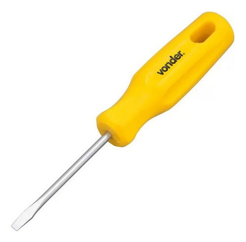 Chave de Fenda Ponta Chata Magnética 1/8" x 2" Vonder