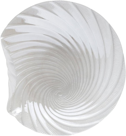 Centro de Mesa de Vidro Concha Perolada Lyor Pérola 33cm