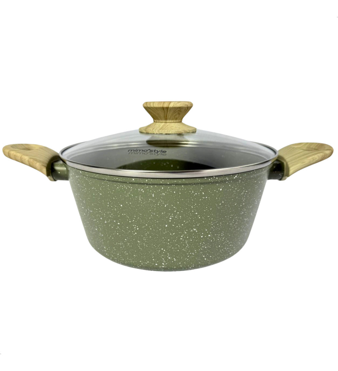 Jogo de Panelas 10 Peças Indução Cerâmica Verde Style Cook