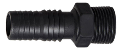 Adaptador  C 1'' Preto de Rosca Externa Rebouças