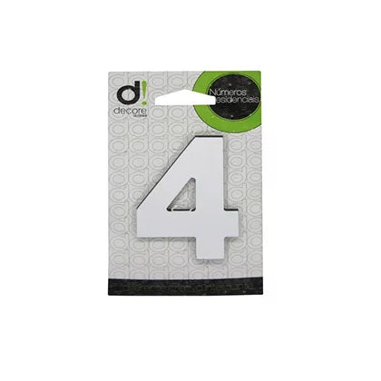 Número 4 de Acrílico Espelhado 5cm Decore