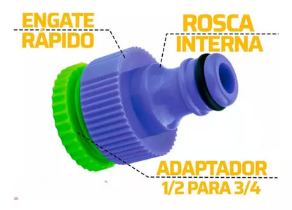 Conector Fêmea De Plástico C/ Bucha - Palisad
