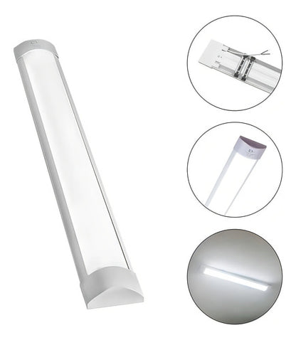 Luminária Slim 40W - 6K (Luz Branco Frio) - Vluz