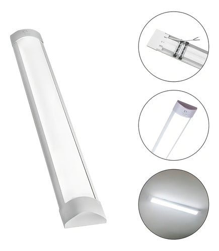 Luminária Slim 40W - 6K (Luz Branco Frio) - Vluz