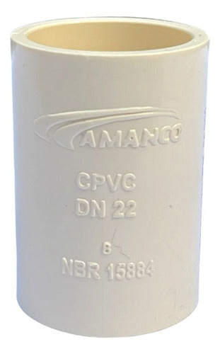 Luva Simples Ff Super Cpvc Dn22 - Amanco