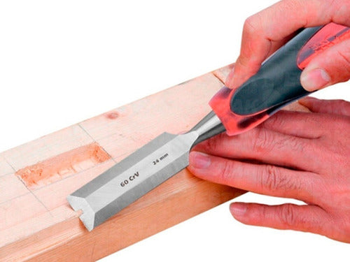 Formão Emborrachado Olho De Tigre (7/8" Polegadas) 22mm - MTX