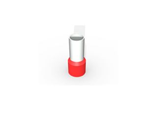 Terminal Cobre Ilhos Simples 950MM Vermelho - Decorlux
