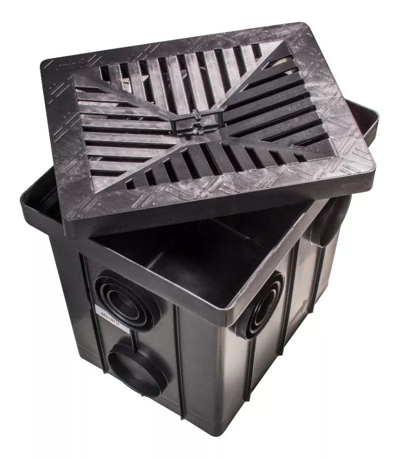 Caixa Pluvial 270X270X250 Preta 365 Mallton